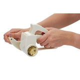 KitchenCraft Plastic Rotary Grater Mill with Three Blades, Display Boxed