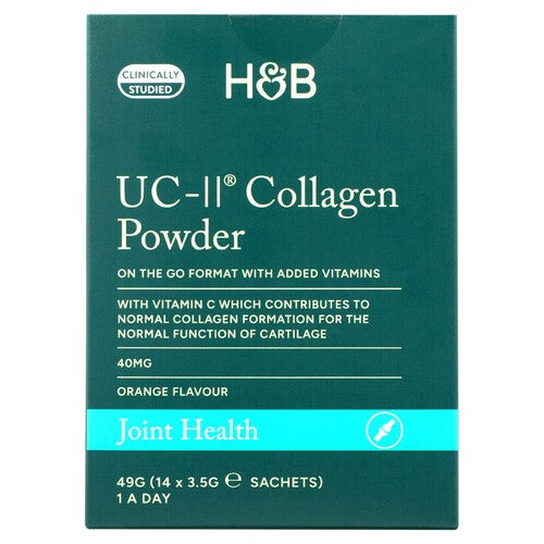 Holland & Barrett UC-II Collagen Powder Sachets Orange Flavour