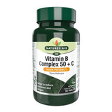 Natures Aid B Complex 50 Plus C tablets, imported from the UK
