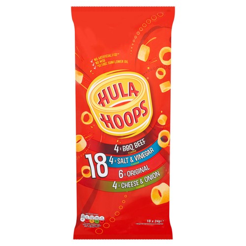 Hula Hoops Potato Rings Mixed Flavour 432g, UK version
