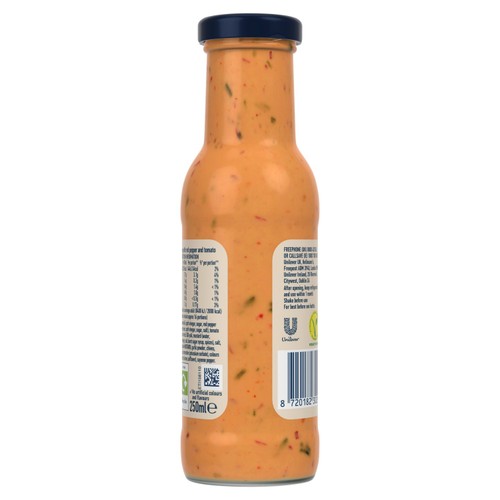 Hellmann's Thousand Island salad dressing 250ml, UK version