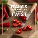 Rio Mare canned tuna with chilli 3 x 65g, imported from the UK