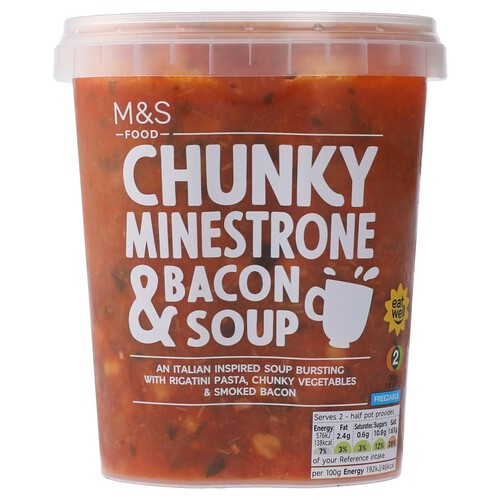 MS Chunky Minestrone Soup with Bacon