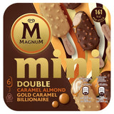 Magnum Mini Double Caramel Almond  Gold Caramel Billionaire Ice Cream