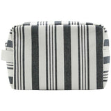 M&S striped canvas washbag navy mix one size, imported from the UK