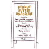 Pip & Nut dark roast crunchy peanut butter 300g, imported from the UK