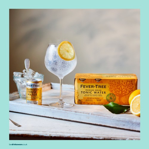 Fever-Tree Indian Tonic Water 8 x 150ml cans - British product