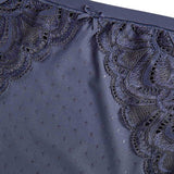 M&S Womens Amelia Lace Full Briefs, 12, Thunder