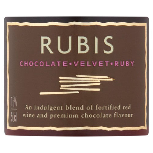 Rubis Chocolate Wine 50cl, imported from the UK