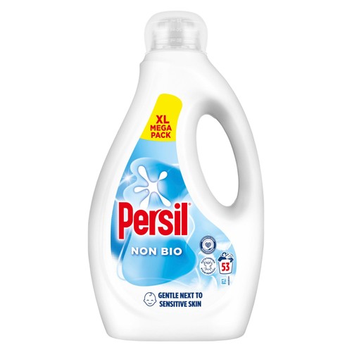 Persil Non Bio Laundry Liquid Detergent 1.431L, imported from the UK