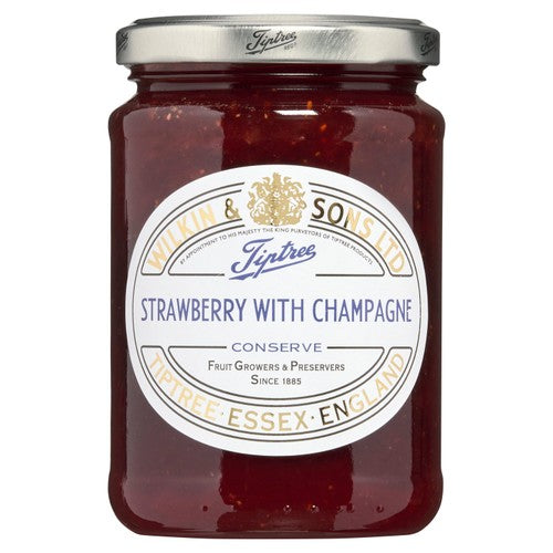 Tiptree Strawberry Conserve with Champagne 340g (British brand)