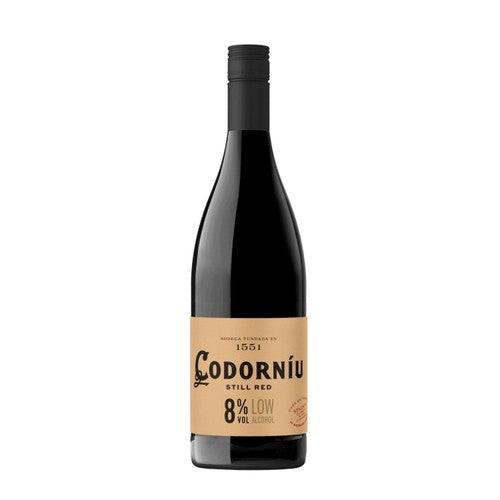 Codorniu 8% Low Alcohol Red Wine 75cl - British product