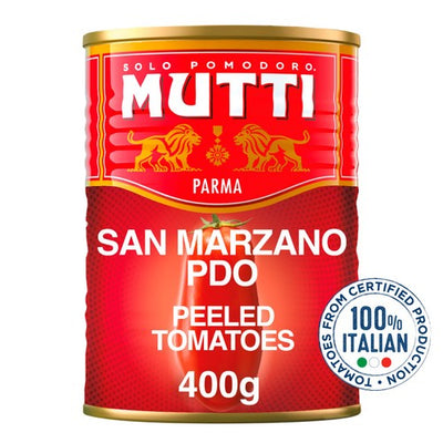 M&S Mutti San Marzano Peeled Tomatoes Tinned Tomatoes 400g- Buy online at McGrocer