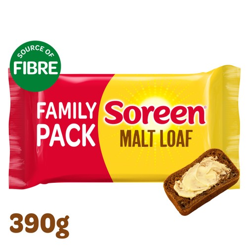 Soreen Malt Loaf Family Pack 390g (British brand)