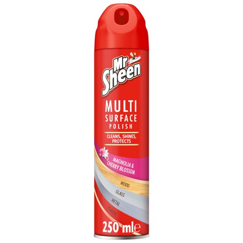 Mr Sheen multi-surface polish Cherry 250ml, imported from the UK