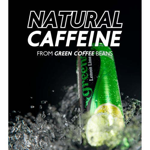 GREEN COLA Green Lemon and Lime carbonated beverage in a can, UK version