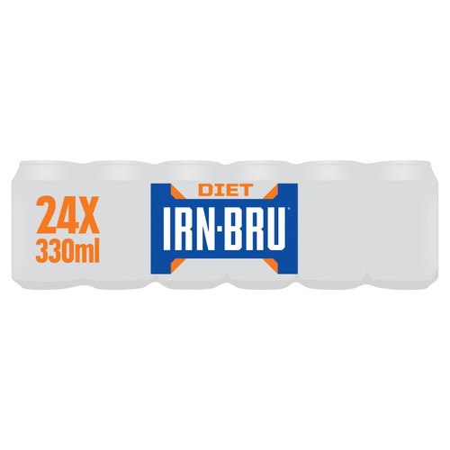 Irn-Bru Sugar Free Soft Drink 24 pack, imported from the UK