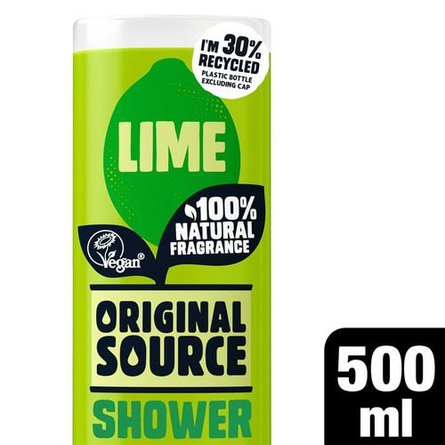 Original Source Lime Shower Gel 500ml, imported from the UK