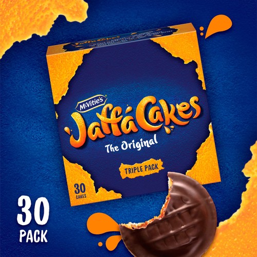 McVitie's Original Jaffa Cakes Pack of 30, imported from the UK