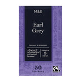 M&S Earl Grey tea bags 50 tea bags, imported from the UK
