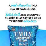 Emily Seaweed Crisps Sea Salted 18g - British product