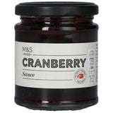 Traditional M&S Cranberry Sauce 200g jar, imported from the UK