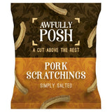 Awfully Posh Traditional Pork Scratchings 40g - British product