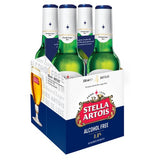 Stella Artois alcohol-free lager beer 4 x 330ml (British brand)