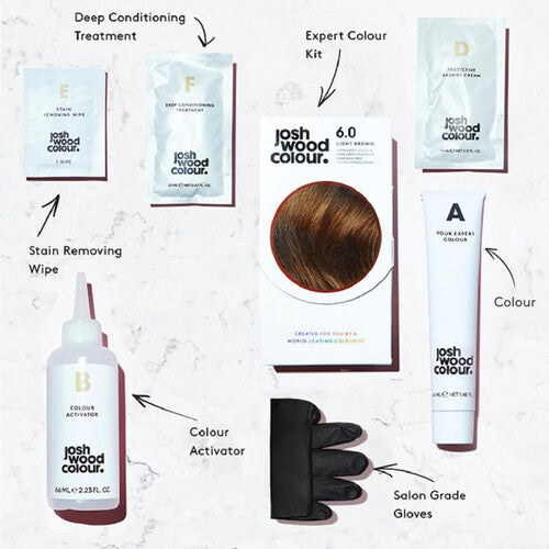 Josh Wood Colour Permanent Hair Colour Kit Shade 70 Lightest Brown