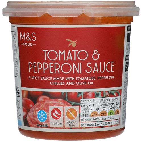 MS Tomato  Pepperoni Sauce