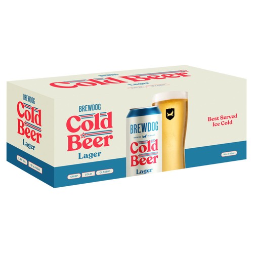BrewDog Cold Beer 10 x 440ml - British product