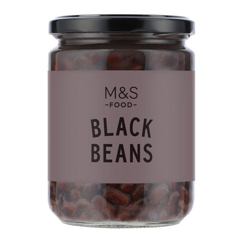 M&S black beans in water (British brand)