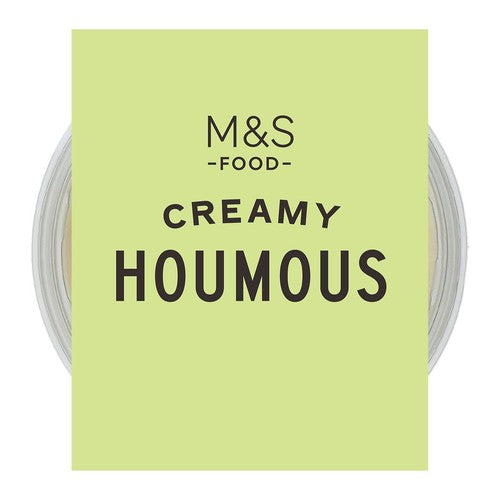 M&S houmous with extra virgin olive oil 300g, imported from the UK