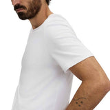 M&S Mens Cotton Crew Neck T-Shirt, XL, White