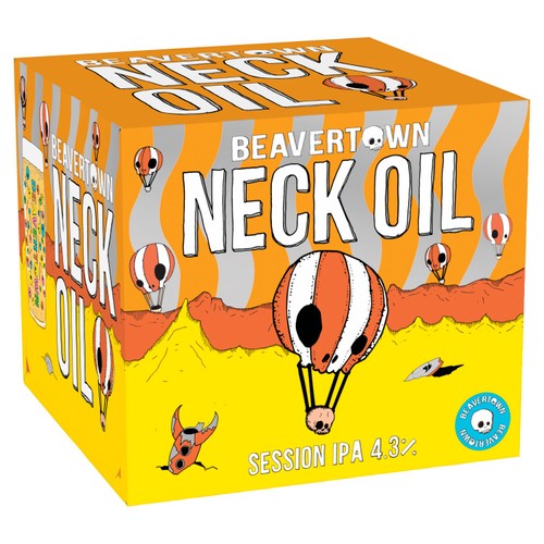 Beavertown Neck Oil Session IPA 4 x 330ml cans - British product