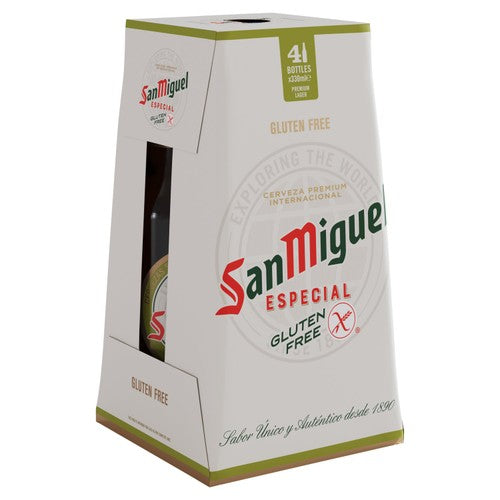 San Miguel Gluten Free Lager 4 x 330ml (British brand)