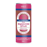 M&S Pink Passion Star canned cocktail 250ml, imported from the UK