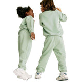 M&S Boys Cotton Rich Plain Joggers, 6-7 Years, Pale Green