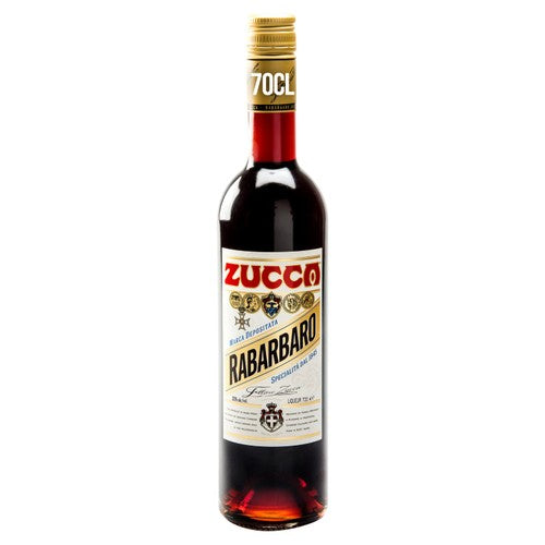 Zucca Rabarbaro herbal liqueur 70cl, imported from the UK