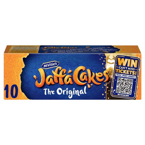 McVitie's Jaffa Cakes Original 10 pack, imported from the UK