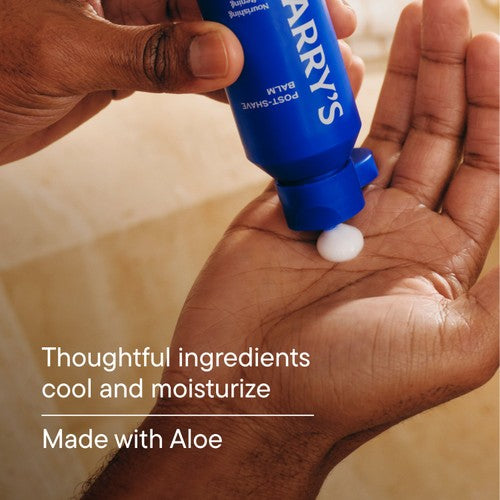 Harry's men's soothing post-shave balm in a plastic bottle, UK version