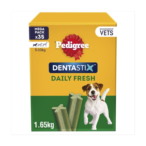 Pedigree Dentastix Fresh Adult Small Dog Treats 35 x Dental Sticks