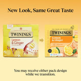 Twinings lemon and ginger herbal tea (British brand)