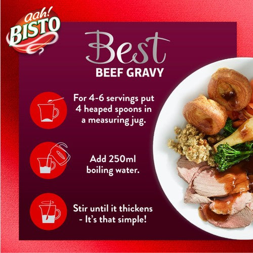 Bisto Best beef gravy granules 390g, UK version