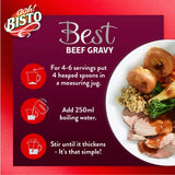Bisto Best beef gravy granules 390g, UK version