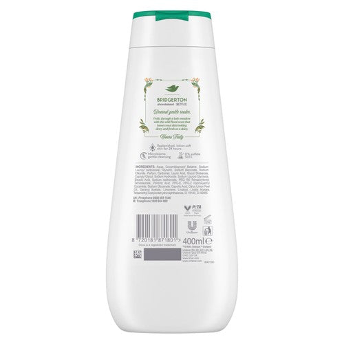 Dove Bridgerton Love & Meadows shower gel limited edition, UK version