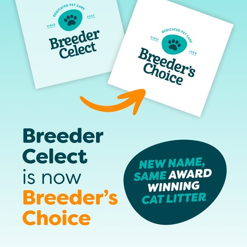 Breeder Celect Paper Non Clumping Cat Litter 20L - British product