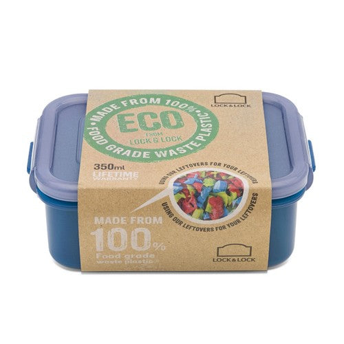 Locknlock Eco Rectangular food storage container 350ml, UK version