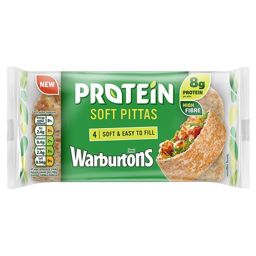 Warburtons 4 Protein Pittas
