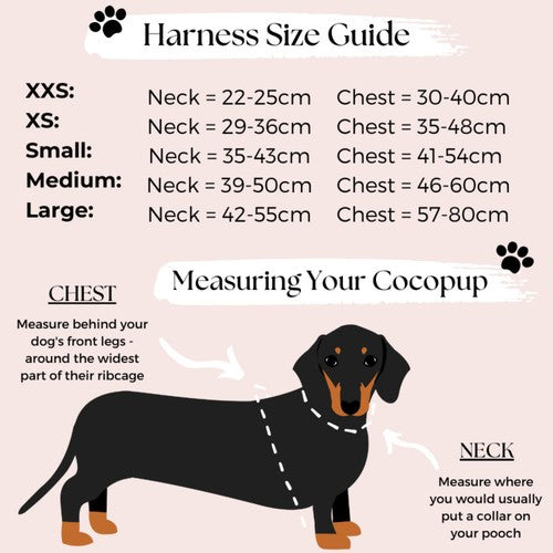 Cocopup London Sage Tweed Dog Harness Extra Small